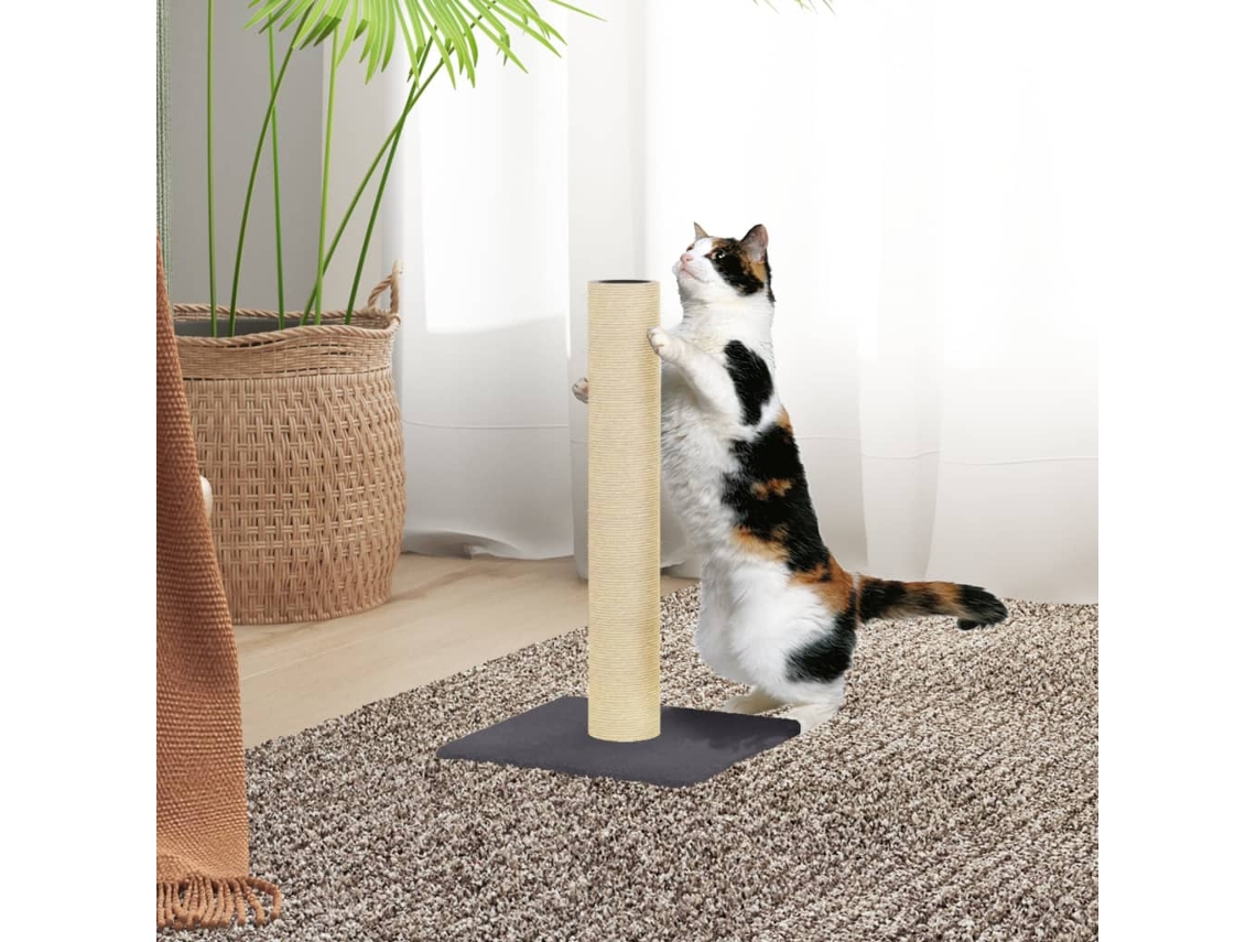 Vidaxl Poste Arranhador 22x22x45 Cm Cinza-escuro