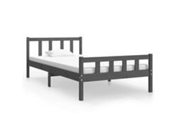 Bed Frame, Bed Frames Vidaxl Cinzeto Madeira (100 X 200 Cm)