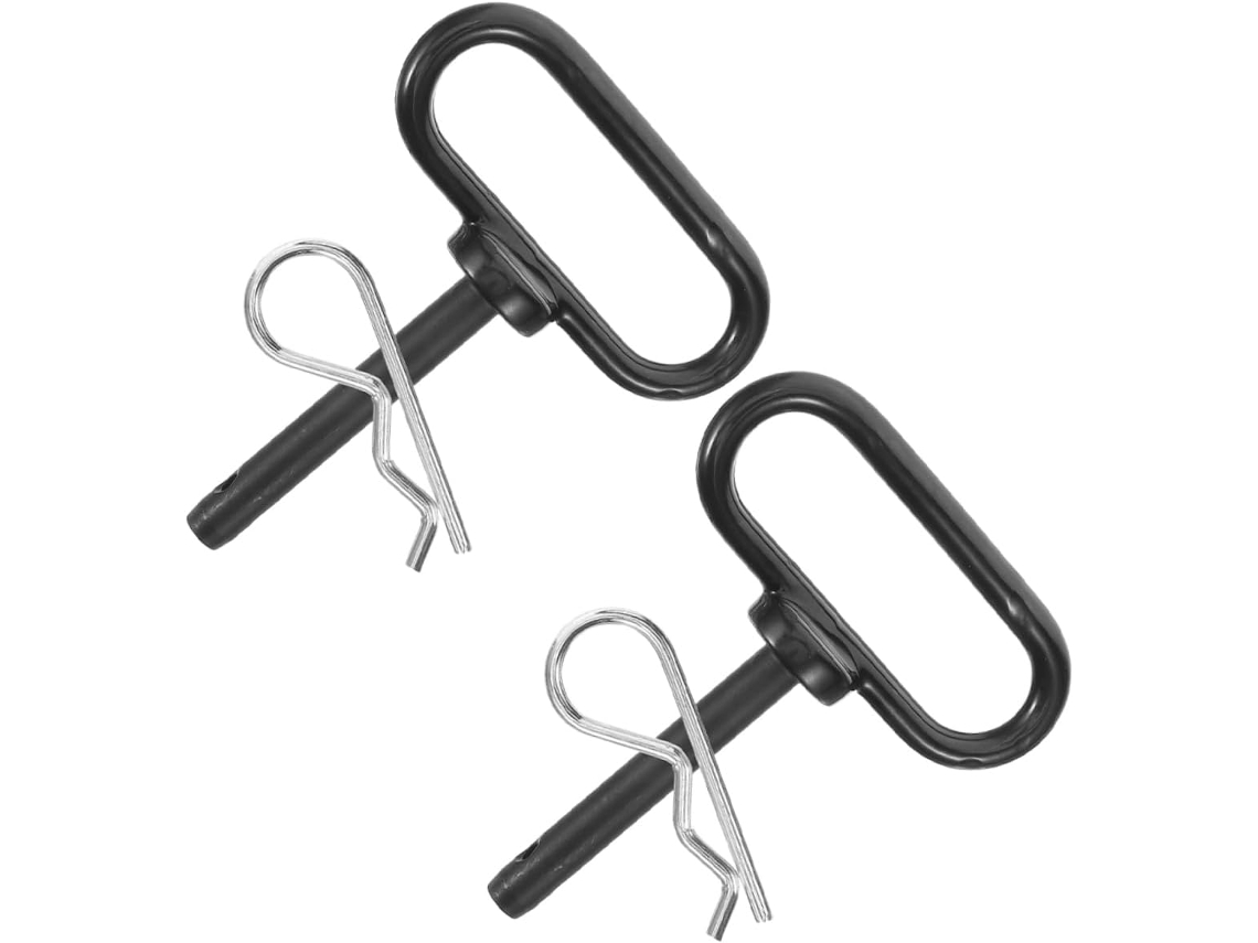 Conjunto De 2 Pinos De Engate Pretos Para Reboque, Trator De Grama, Veículos Utilitários, Portão, Antivibração