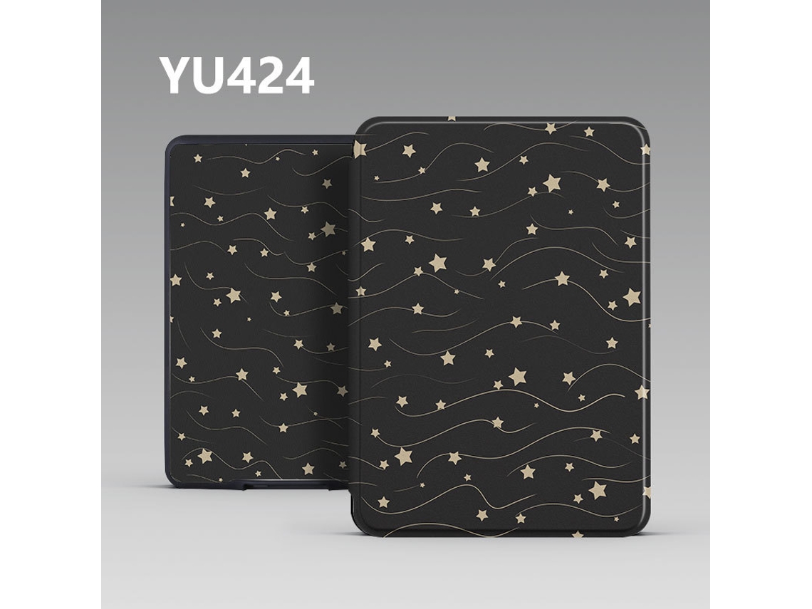Capa Para Kindle Paperwhite 12ª Geração 2024, Estrela Com Alça - Cinza Escuro - Eifson (compatível)