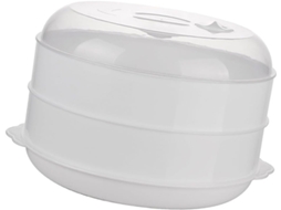 Duplo Multifuncional Para Cozinhar A Vapor No Micro Ondas, Ideal Para Uma Alimentação Saudável. Acessório De Cozinha Gokoco
