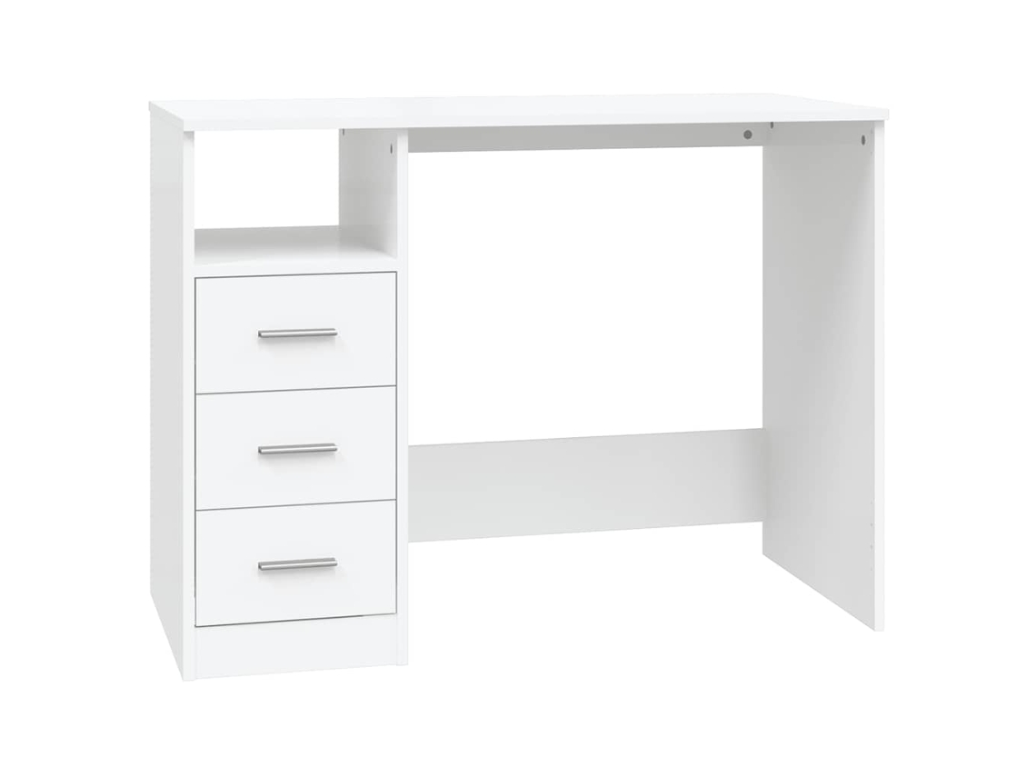 Desk, Desks Vidaxl Branco Madeira Processada (n/a)