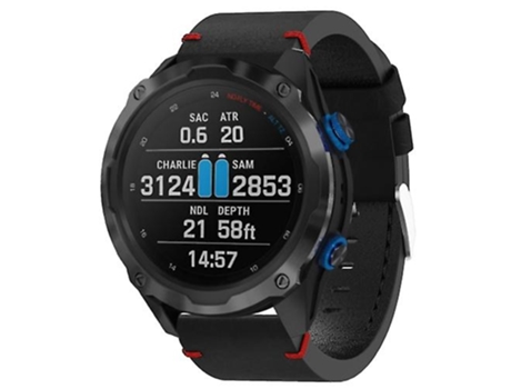 Bracelete de Smartwatch para Garmin Descent Mk 2I 26Mm Preto