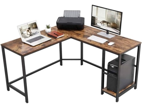 Secretaria RED DECO INDOOR Henry (Castanho - Madeira - 138x50x75 cm)