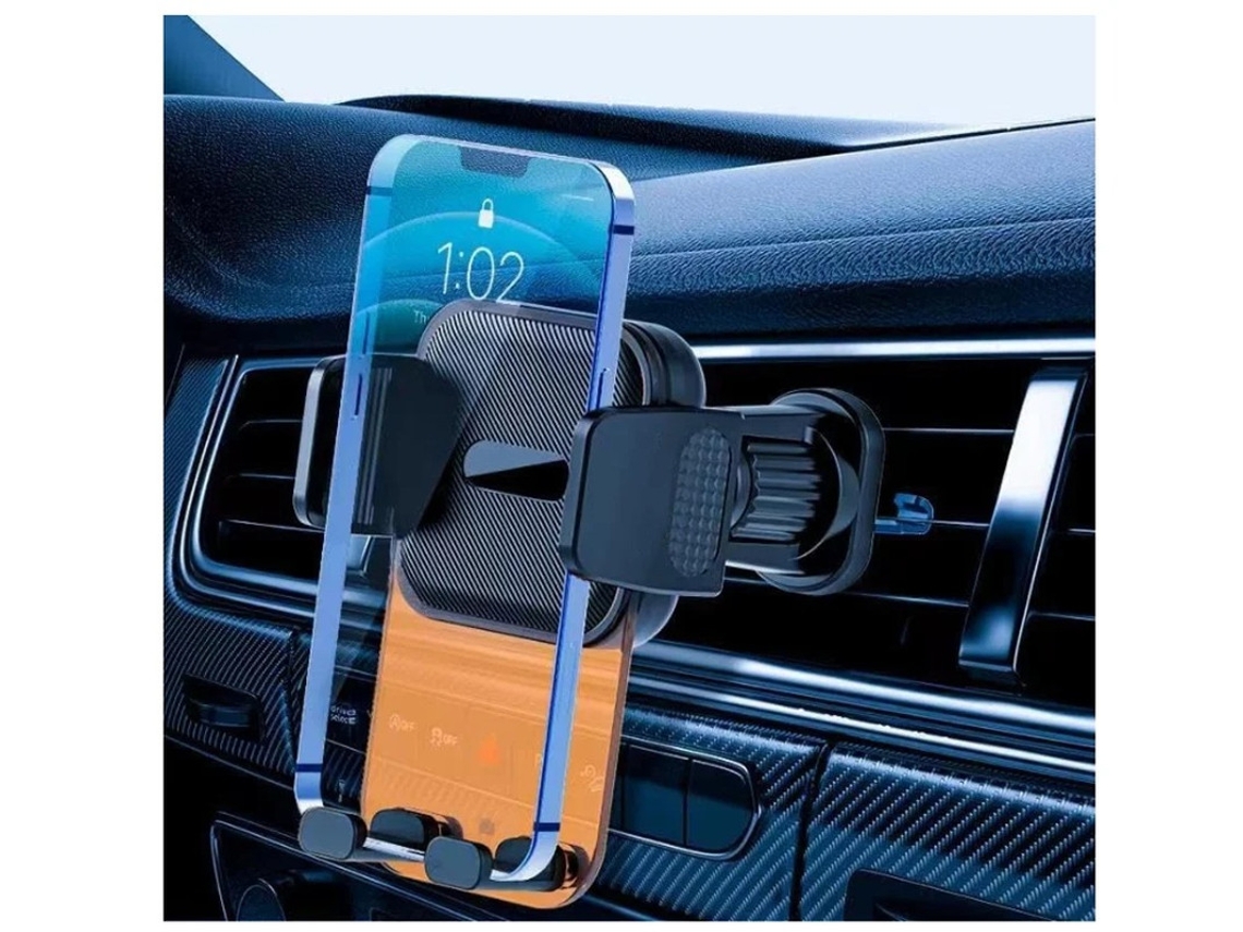 Suporte Carro Ventilação Smartphone Para Apple Yizhood Preto
