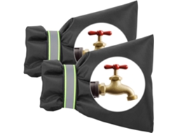 Pacote Com 2 Unidades De Capas De Torneira 22cm, Universal, Impermeável, Anticongelamento, Para Jardim - Lurelia