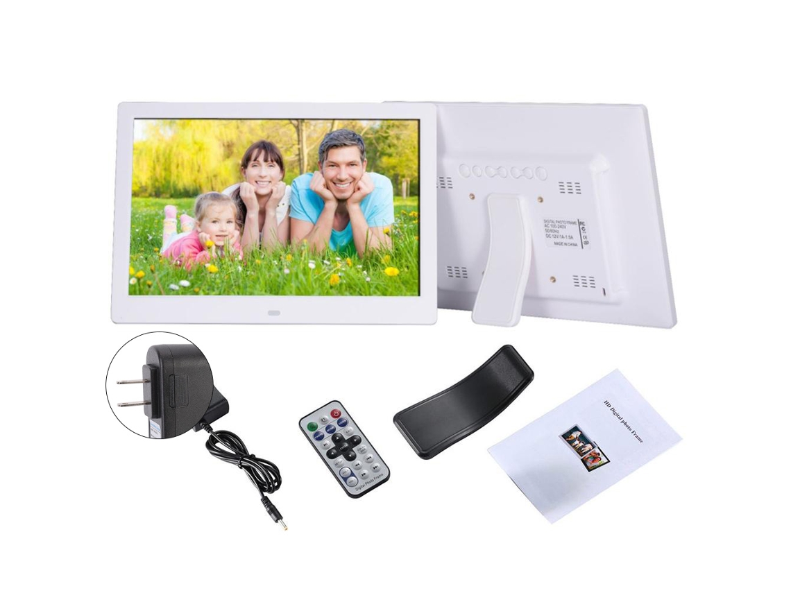 Quadro de Fotos Digital EOOCOO (apresentação de Slides em Pen Drive Usb, Controle Remoto)