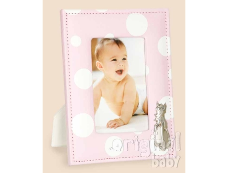 Quadro Fotográfico de Tecido Rosa Bambi