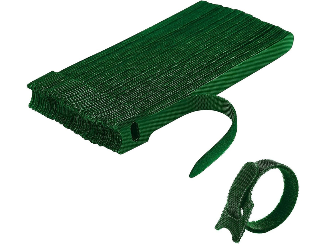 Abraçadeiras Cabo 50 Peças, Reutilizáveis ​​- 50 Peças, Organizar Cabos E Fios (verde), Nylon, Para Organização De Cabos