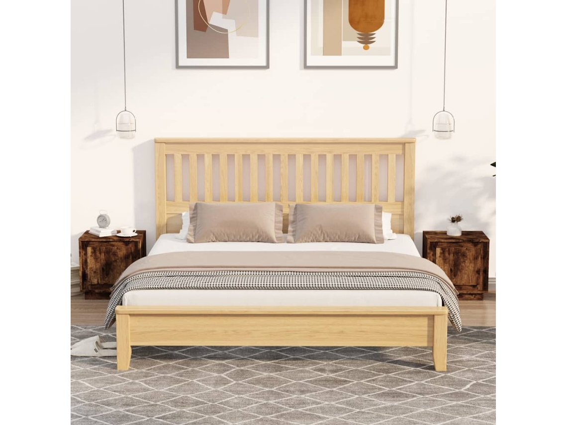 Vidaxl Mesa Cabeceira 2pcs 44x35x45cm Derivado Madeira Carvalho Fumado
