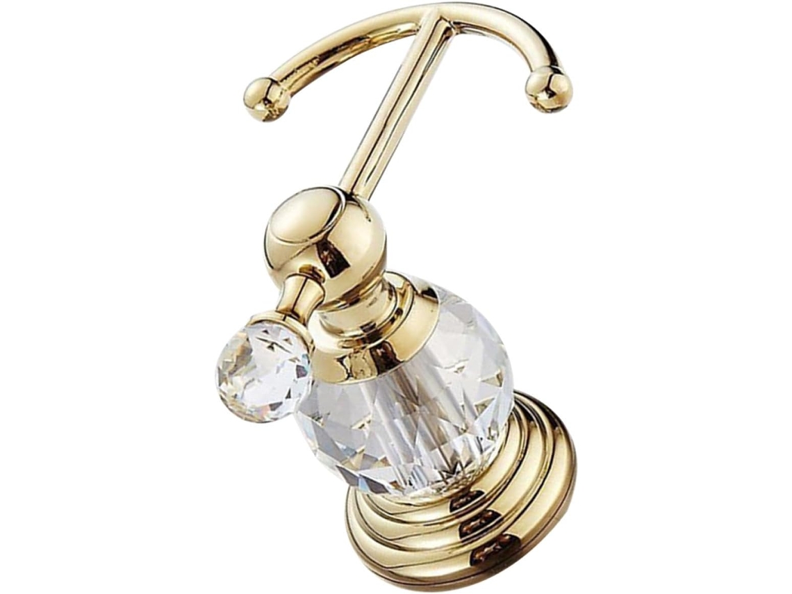 Gancho De Roupa Lurrose Dourado Em Aço Inoxidável, Resistente E Com Acabamento Polido Fino, Ideal Para O Quarto
