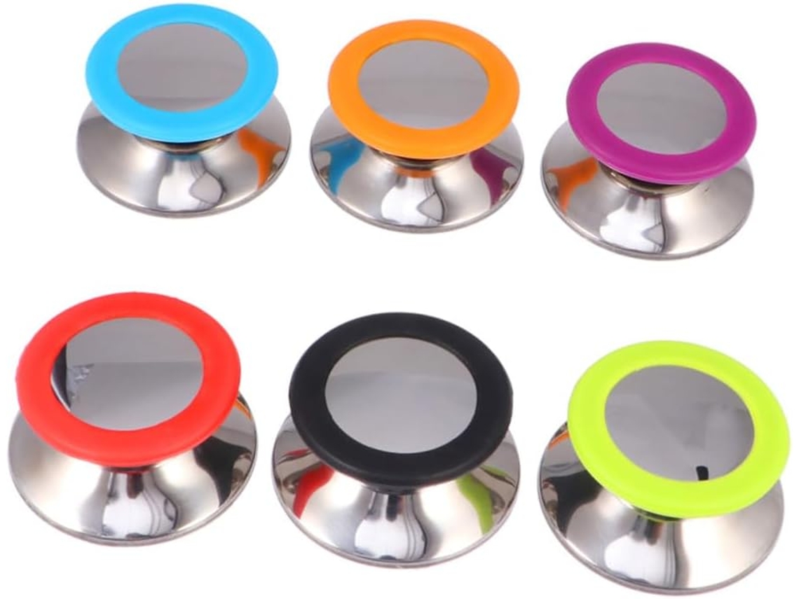 De 6 Peças De Alças De Silicone Para Tampas De Panelas, Anti Escaldantes, Isoladas, Resistentes Ao Calor, Adequadas Gokoco
