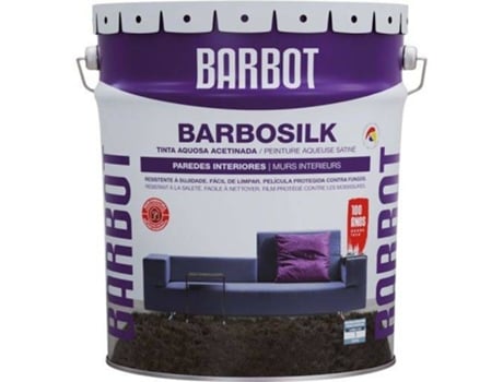 Tinta Aquosa BARBOT Barbosilk (Branco - 15 L)