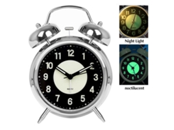 Despertador Super Alto Para Quem Dorme Pesado, Twin Bell Silencioso SUNNY SPACES