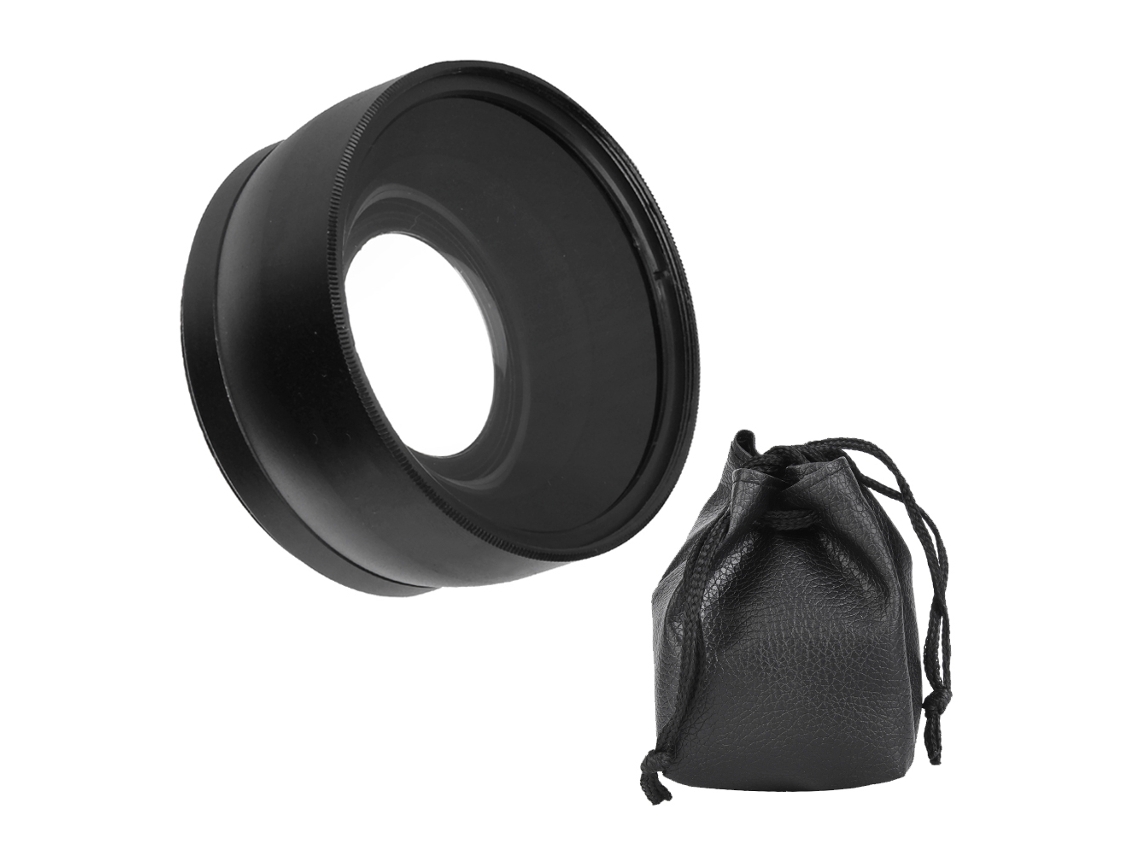 58mm 0.45x Macro Conversion Wide Angle Lens For Slr Dslr Camera Black LAXISCREED