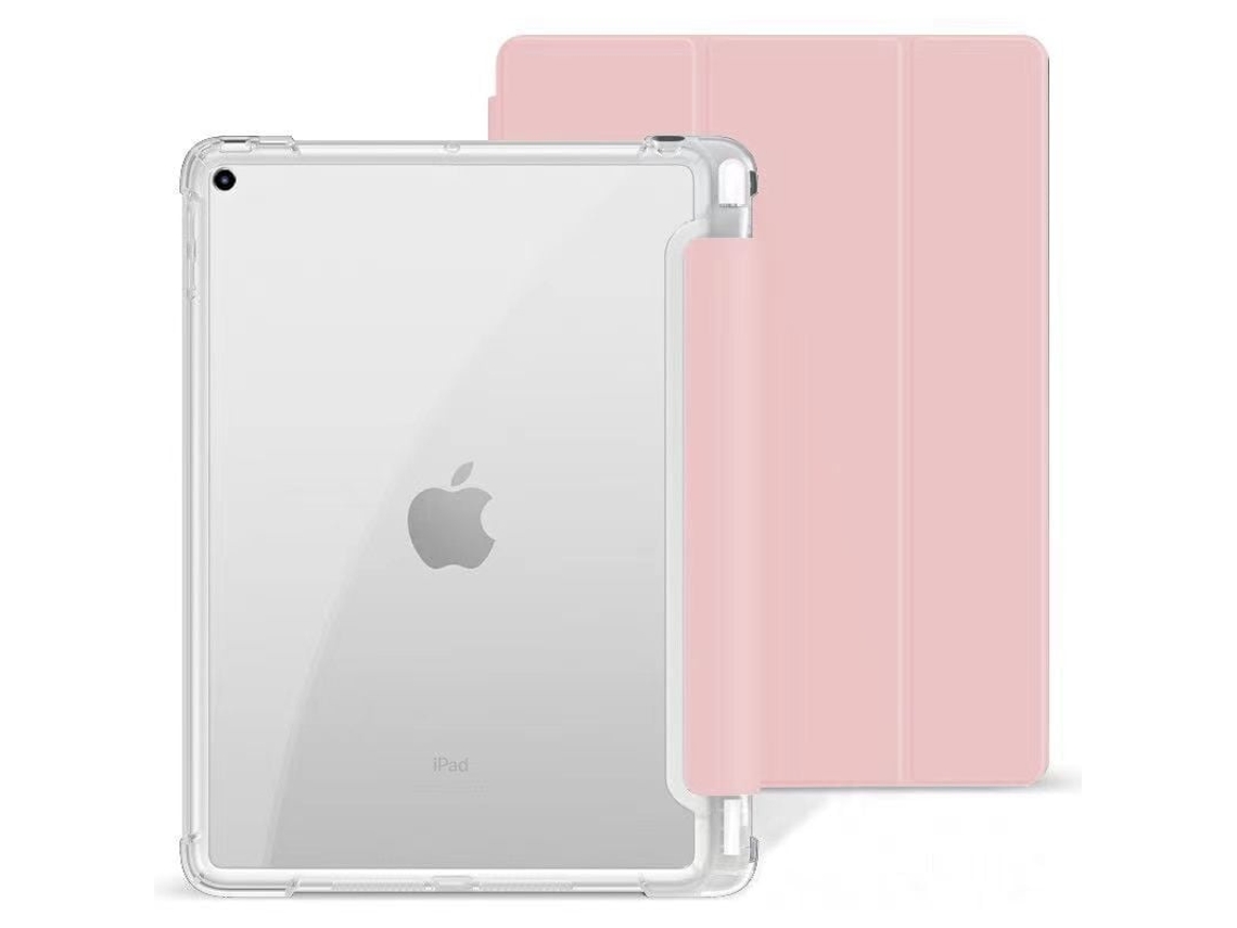 Elysve Caneta Stylus Capa 10. 9 Polegadas Ipad Air4/air5 Com Suporte Caneta, Transparente Rosa