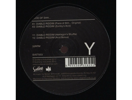 Vinil Diablo Riddim Svetlana Industries