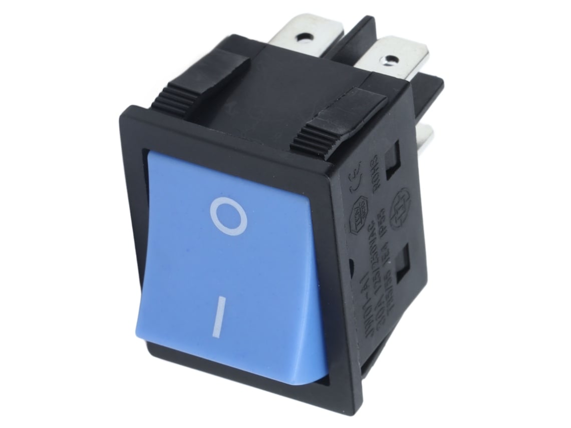 Laxiscreed Interruptor De Rede Azul De 4 Pinos Em Abs Para Maior Durabilidade E Eficiência