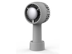 Ventilador Portátil Portátil Mini Ventilador Com Refrigeração Semicondutor Para Resfriamento Rápido Ventilador Recarregável Usb Cinza Lalamoli