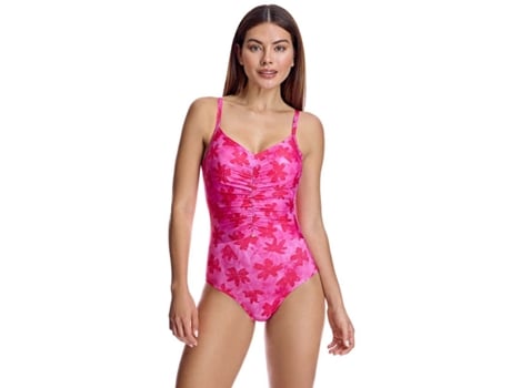 Maiô feminino Ory com decoração em V e bojos W250976