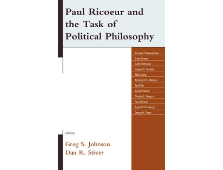 Livro paul ricoeur and the task of political philosophy de edited by greg s johnson , edited by dan r stiver (inglês)