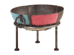 Fire Pit, Fire Pits Vidaxl Multicolor Ferro (ø 40 Cm)