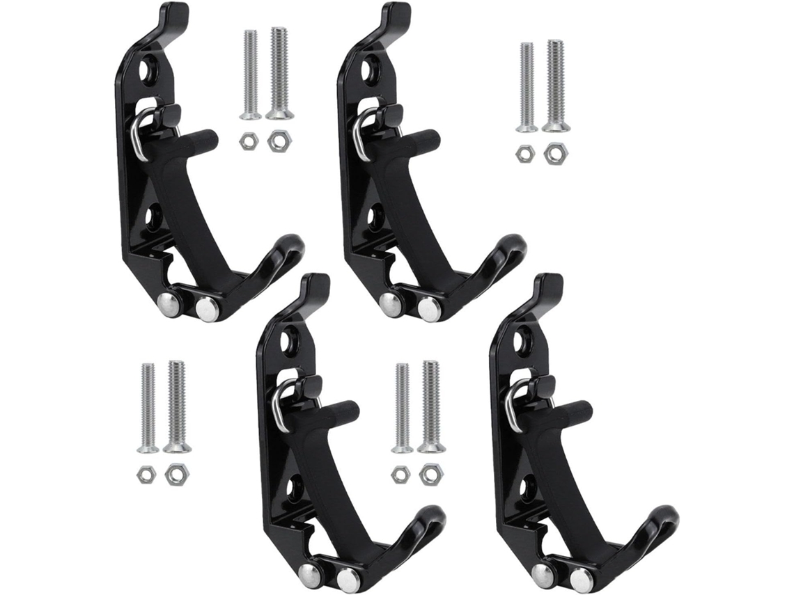 Suportes Genéricos Para Rack De Teto 4 Unidades, Suportes De Parede Para Barco, Braçadeiras De Metal Com Borracha