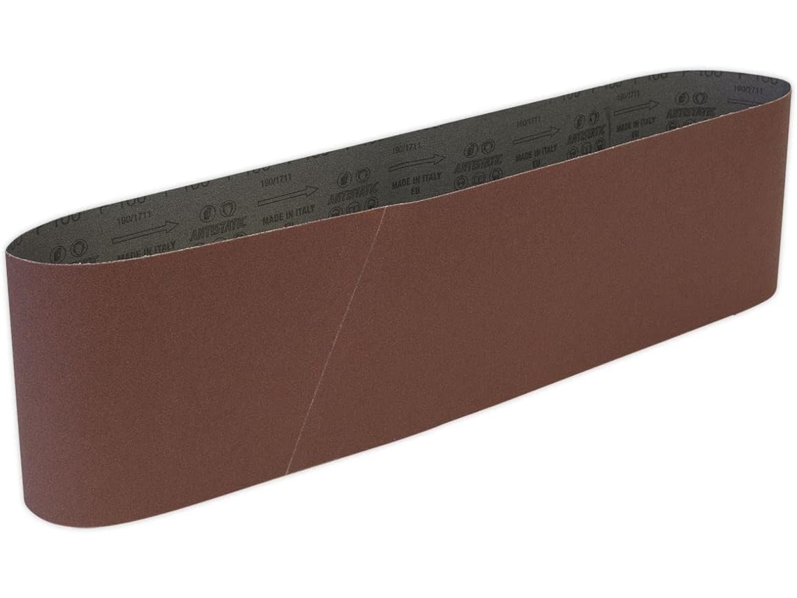 Sb0018 Lixas De Cinta Grão 100, Marrom, 150 X 1220 Mm
