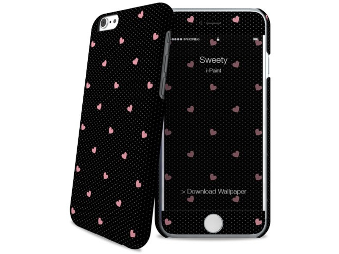 Capa iPhone 6, 6s, 7, 8 I-PAINT Sweety Rosa