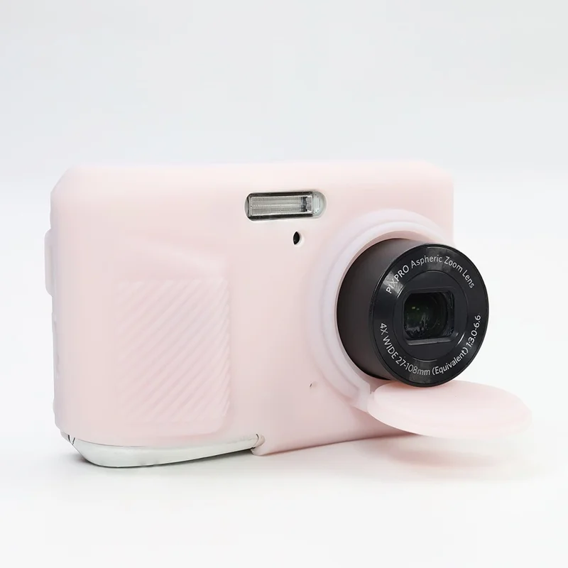 Capa CHRUI para Kodak Pixpro Fz45 Silicone À Prova de Choque Rosa Gelado