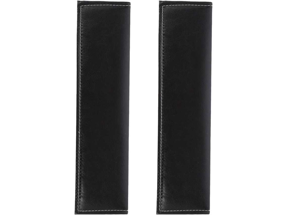 De 2 Caixas Para Relógios Em Couro Pu Preto Com Interior Em Veludo Bege Pérola, Organizador Compacto.
