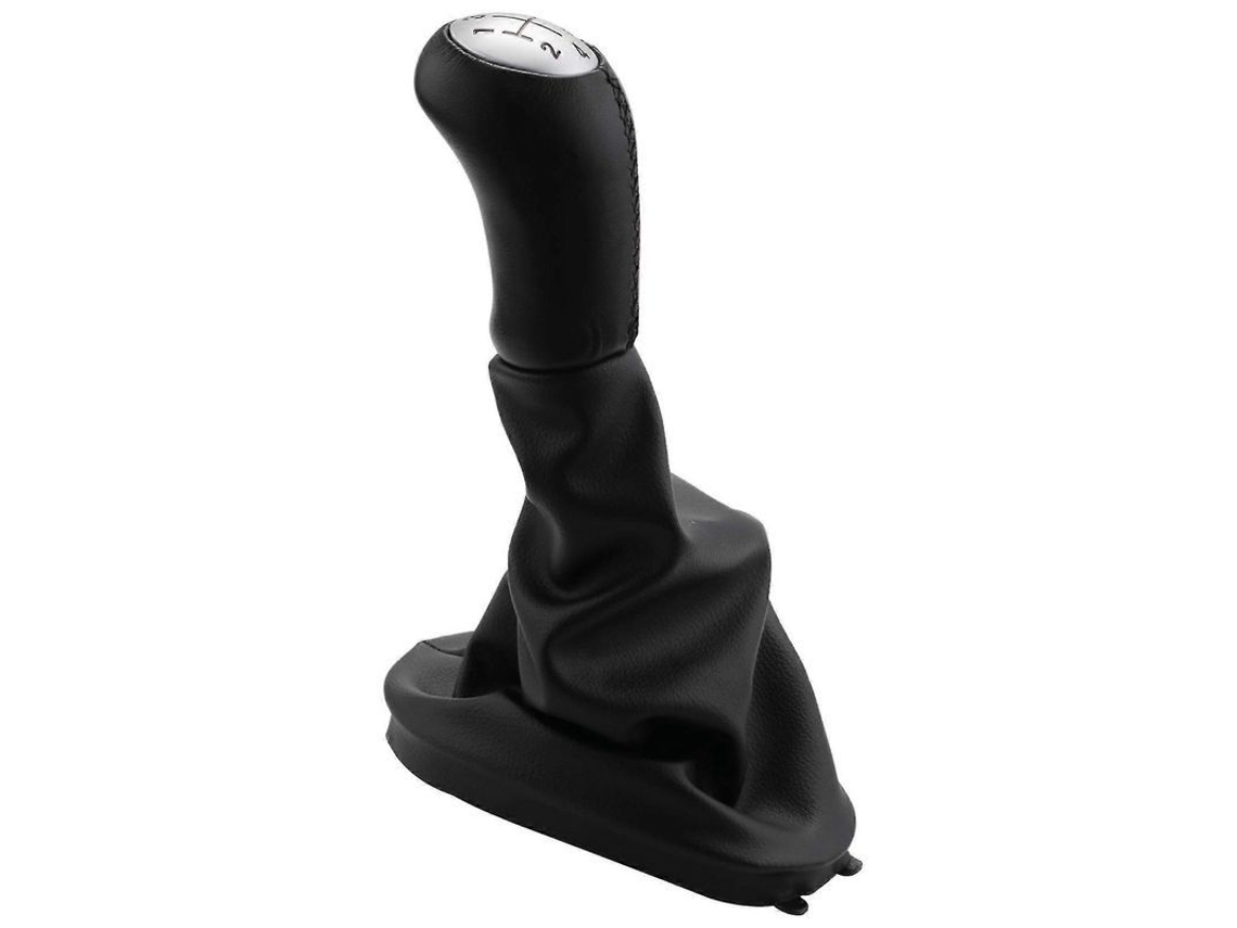 Botão De Marcha De Couro 5 Velocidades Compatível Com Renault Ii Iii Scenic Ii Kangoo 2001-2009 Negro