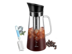 Cafeteira De Infusão A Frio, Cafeteira Gelada, Bule De Infusão A Frio Vidro Durável E Tampa Hermética Bule De Café 1,2 L Brilvibera (fmy)