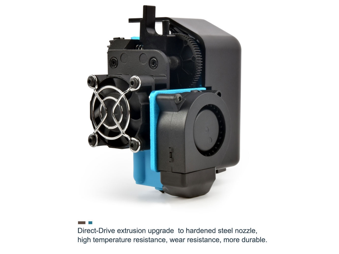 Impressora 3d Artillery Sidewinder X1 Extruder Metálico Bico Aço Temperado Resistência À Alta Temperatura