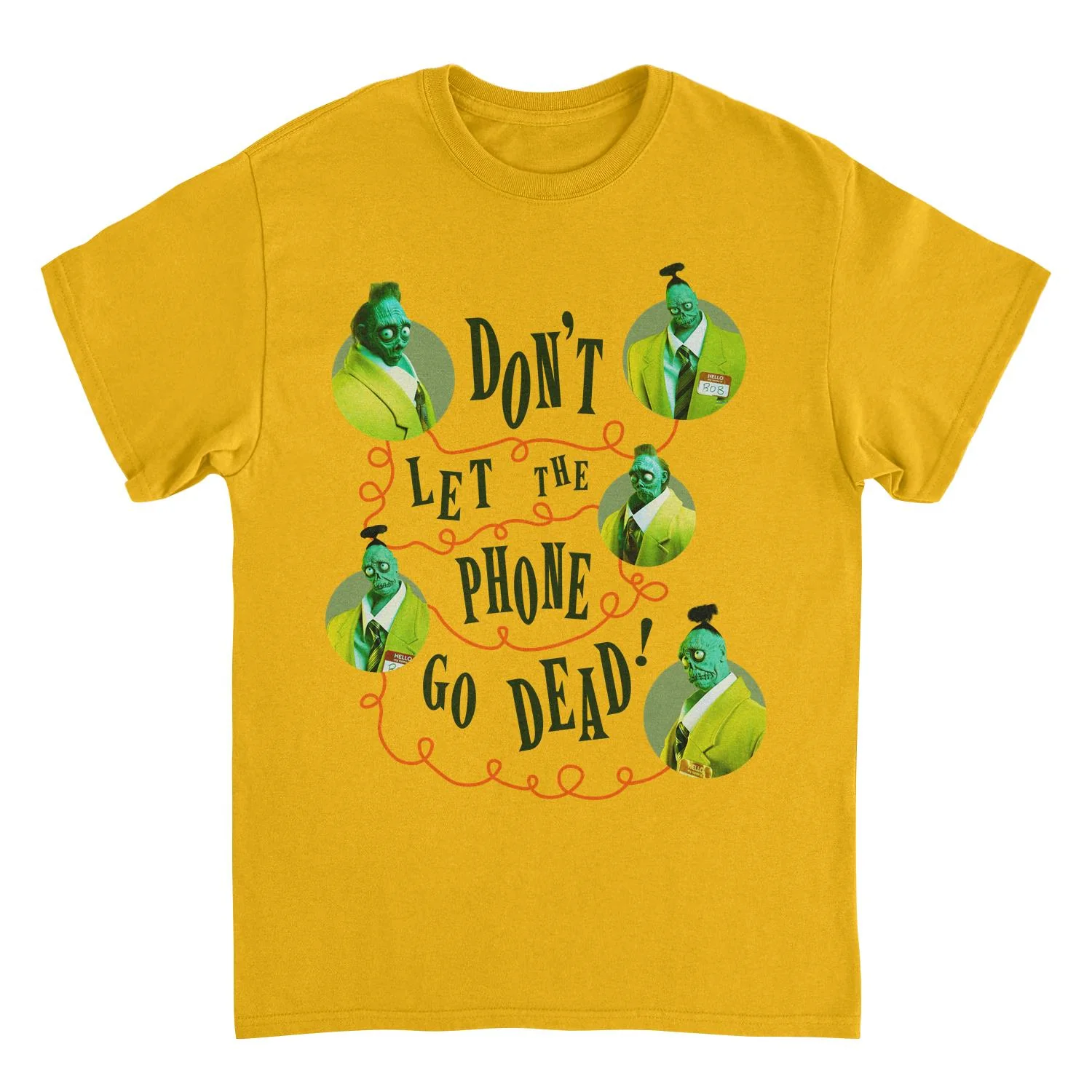 Unisex Adult T-shirt Rockinstone Beetlejuice Don't Let The Phone Go Deadsizexxxl