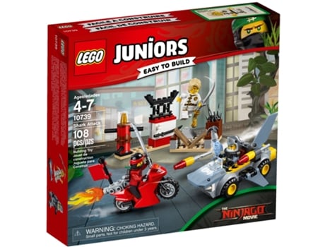 Juniors:  Ataque de Tubarão  10739 (Idade mínima: 4 - 108 Peças)
