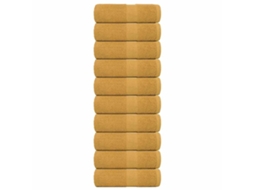 Wash Towel, Wash Towels Vidaxl Ouro Algodão (30 X 30 Cm)