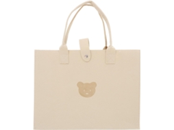 Bolsa Grande de Feltro Feminina, Sacola Compras Reutilizável com Alças Resistentes, Elegante e CHABERLU
