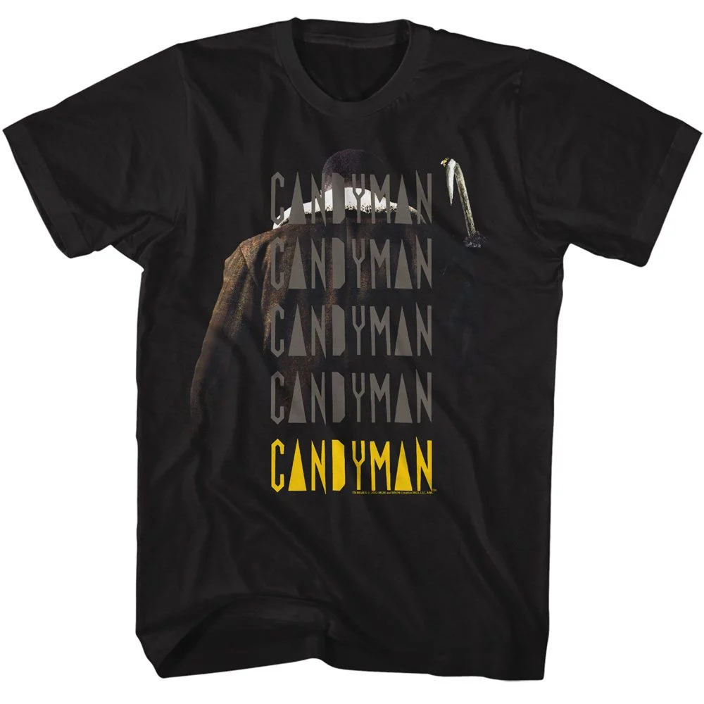 Rockinstone Candyman Movie Poster Black Adult T-shirt Size:m