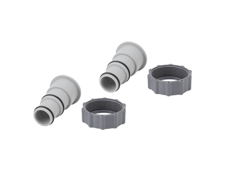 Keeso adaptador de mangueira de substituição, 2 peças, adaptador de mangueira de plástico, acessórios para piscina para bombas KEENSO