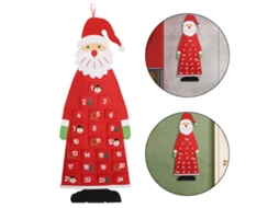 Laxiscreed Calendário De Natal De Feltro Com 24 Números E 115cm De Altura Para Estações Natalícias