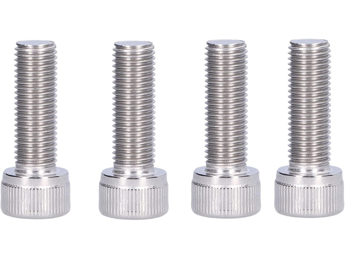 Parafuso De Cabeça Sextavada A2-70 10 Mm Com Passo Fino 1,25 Para