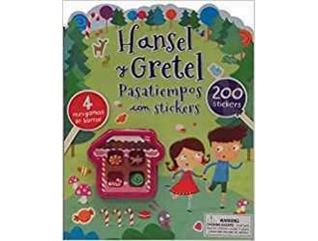 Livro Hansel Y Gretel-Pasatiempos Con Stickers-200 Stickers de Vv. Aa. (Espanhol)