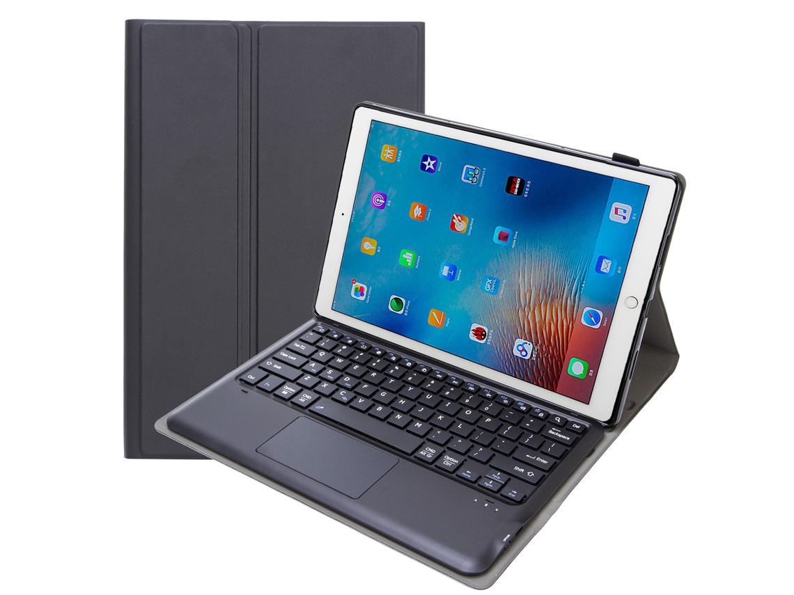 Capa Com Teclado Bluetooth Destacável E Touchpad Para Ipad Pro 12.9 Polegadas 2015 2017 Português