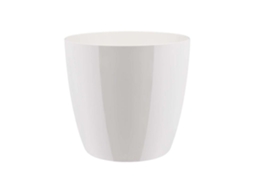 Vaso Brussels Diamond Redondo 30cm Branco Elho