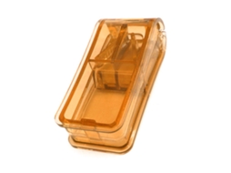 2026 cortador de Tabletas com Lâminas de Aço Inoxidável e Protetor para Grandes e Pequenas Tabletas de Vitamina Marrom