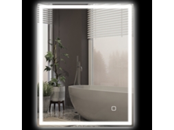 Badspiegel Com Beleuchtung 90x70cm Led Spiegel Wandspiegel Com Função De Memória 3 Luzes Prateadas