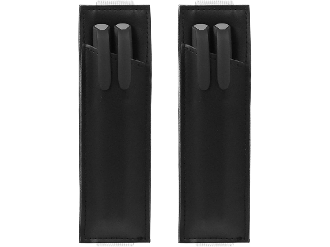 Conjunto De 2 Elásticos Ajustáveis Para Canetas Com Capa Dura Em Couro Pu, Ideais Para Cadernos E Agendas.