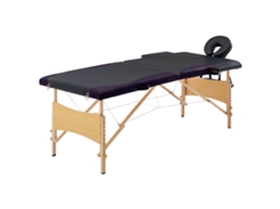 Massage Table, Massage Tables Vidaxl Preto Madeira