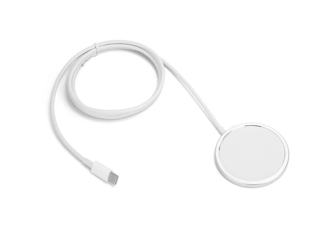 Cargador inalámbrico magnético de 15 W, aleación de aluminio y silicona, para iOS 12, Huawei, Xiaomi | S/MARCA